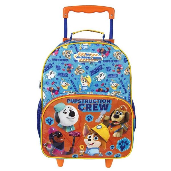 MOCHILA DE RODINHA + SQUEEZE UM CAOZINHO GENIAL l DERMIWIL