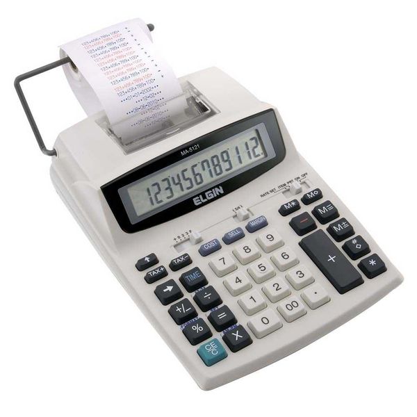 CALCULADORA C/BOBINA MA-5121 ELGIN