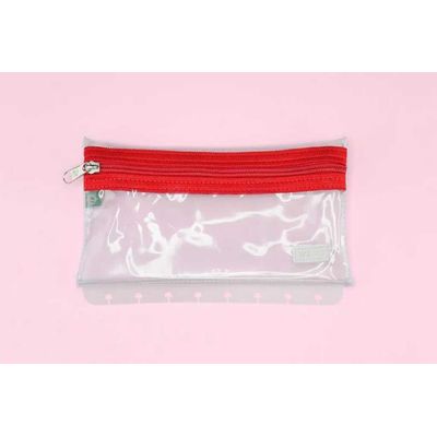 ESTOJO SIMPLES CRYSTAL RED CADERNO INTELIGENTE