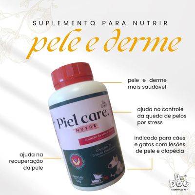 Combo Dermatite Pet: Suplemento + Hidratante Cão Gato Alívio e Cuidado
