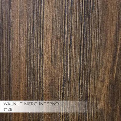 Banco Decorativo para Varanda Cozinha Dumai 220cm Madeira Maciça Walnut Escovado - Gran Belo