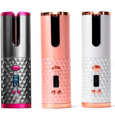 Mini Modelador de Cachos Até 200ºC Portátil Carregador integrado de Celular