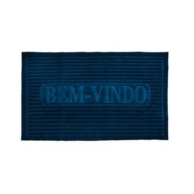 Capacho Bem Vindo 38x58cm Camesa Preto