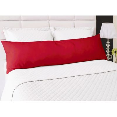 Fronha Avulsa Poliéster Hug Colors 40x130cm Vermelho Lavive