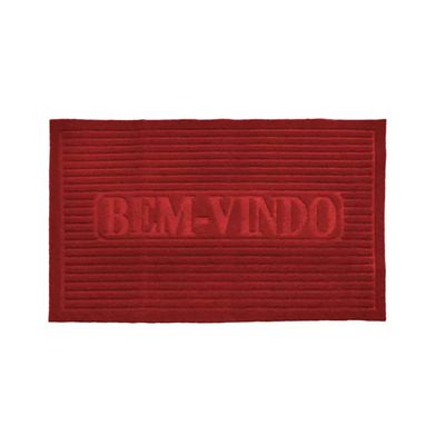 Capacho Bem Vindo 38x58cm Camesa Azul
