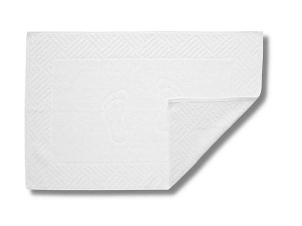 Toalha Piso Pezinho Antiderrapante 46x70cm Teka Branco