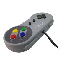 Controle Joystick para PC SNES USB Cinza Knup - KP-3124