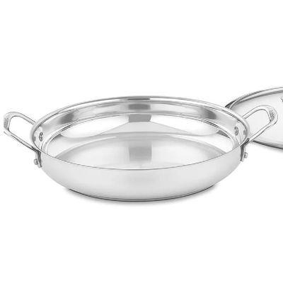 PANELA CUISINART EM AÇO INOX COM TAMPA 30CM 425-30D