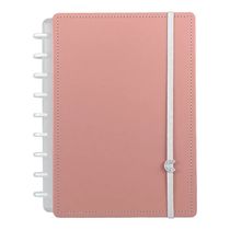 CADERNO MEDIO ROSE PASTEL CADERNO INTELIGENTE