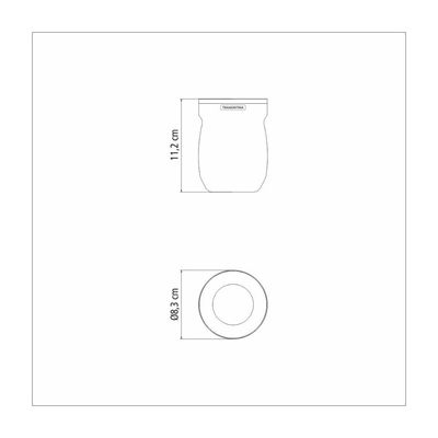 Cuia Térmica Tramontina em Aço Inox 240 ml