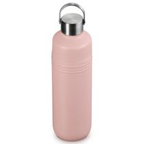 GARRAFA LE CREUSET TÉRMICA ON THE GO EM AÇO INOXIDÁVEL 1 LITRO SHELL PINK 41066337770001