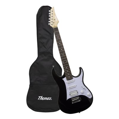 Kit Guitarra Elétrica TEG 310 Preto com Capa Thomaz