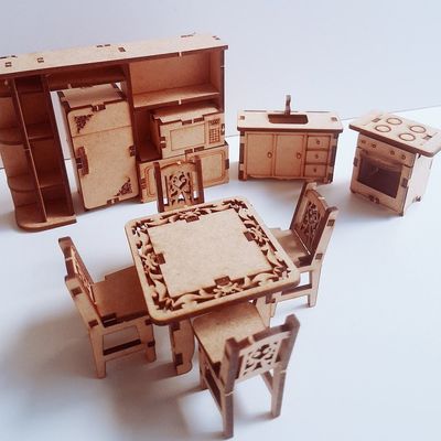 Casa Casinha para Boneca Polly Lol - 60 cm - Com Móveis - Kits e Gifts