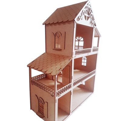 Casa Casinha para Boneca Polly Lol - 60 cm - Com Móveis - Kits e Gifts