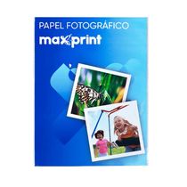 Papel Fotográfico Sublimático A4 100G 50 Folhas Maxprint