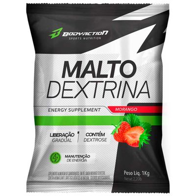 2x Maltodextrina Malto Dextrin 1kg Guaraná Com Açaí Morango