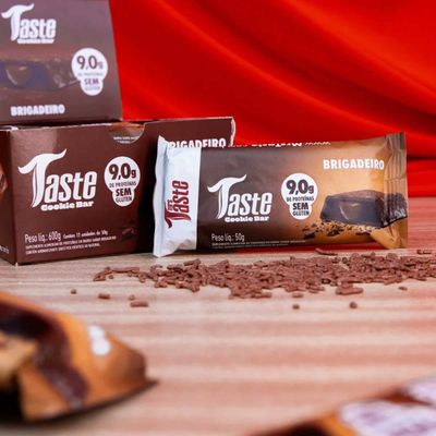 Barra Proteina Protein Bar Mrs Taste Brigadeiro Caixa 12x45g