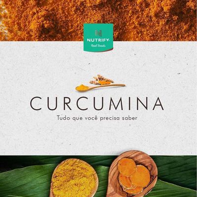 Cúrcuma em Cápsula 130mg com 30 cápsulas Nutrify Curcumina