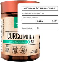 Cúrcuma em Cápsula 130mg com 30 cápsulas Nutrify Curcumina