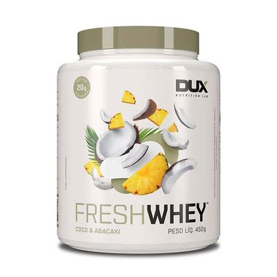 Fresh Whey Dux 450G 3W Isolado Sabor Coco e Abacaxi