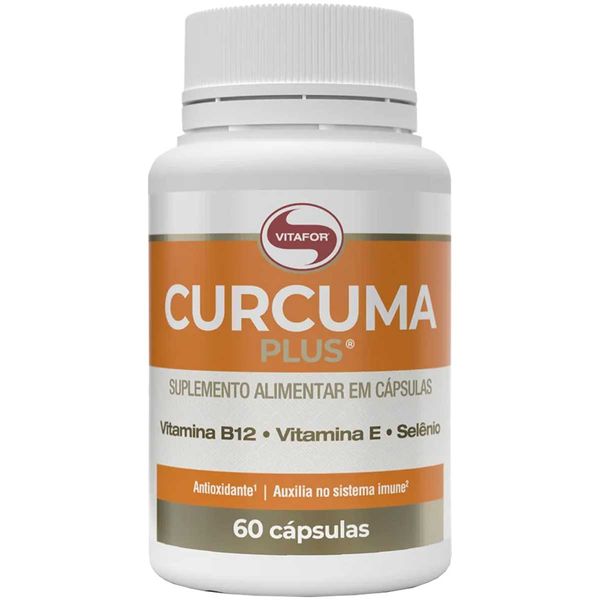 Curcuma em Capsula Vitafor Curcuma Plus 500mg c/ 60 cápsulas