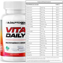 Multivitamínico Vita Daily com 90 cápsulas Veganas Adaptogen