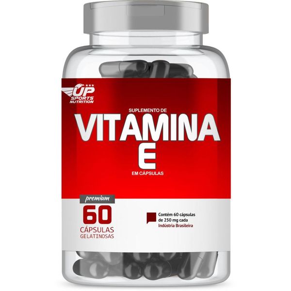 Vitamina E 250mg com 60 cápsulas Up Sports Nutrition