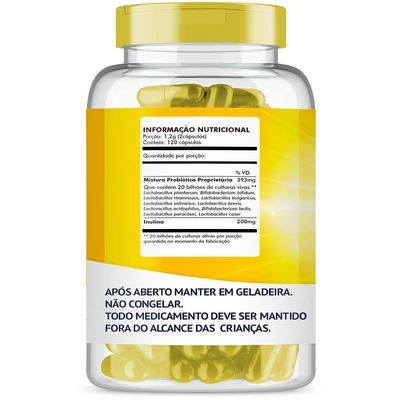 Probio 10 Probiotico 20 bilhoes com 120 cápsulas