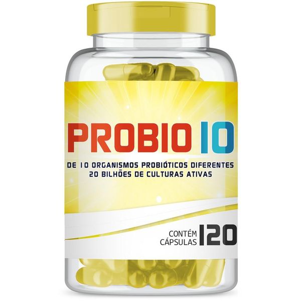 Probio 10 Probiotico 20 bilhoes com 120 cápsulas