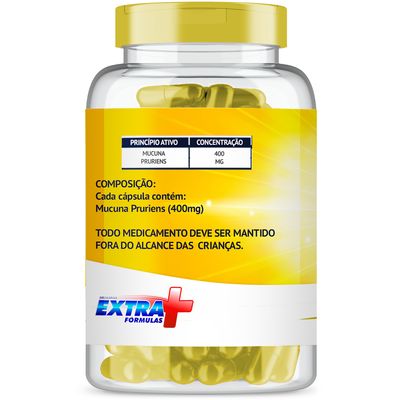 Mucuna Pruriens 400mg 60 Cápsulas