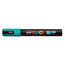 MARCADOR PERMANENTE PC-5M VERDE ESMERALDA POSCA