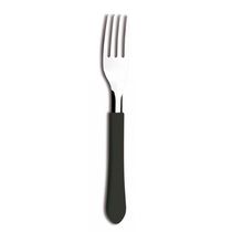 Kit 6 Garfo de Mesa Tramontina Leme Inox Preto