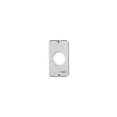 Tampa para condulete 1/2" e 3/4" com 1  posto redondo