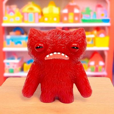 Mini Boneco Fuggler 6cm - Wide Eyed Weirdo Vermelho