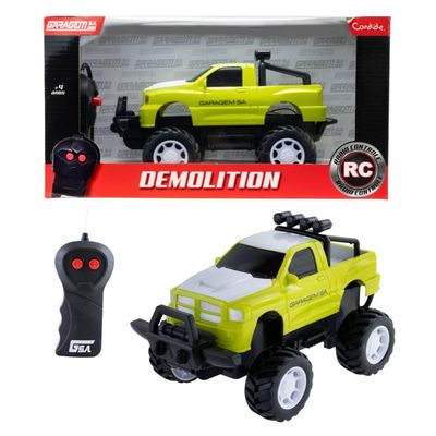 Veículo Controle Remoto Garagem S.A. Demolition - Verde