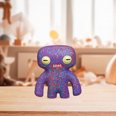 Mini Boneco Colecionável Fuggler 6cm - Squidge Roxo