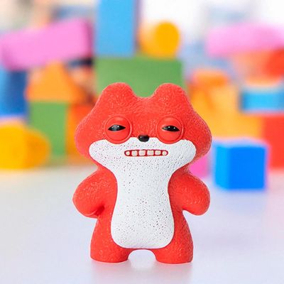 Mini Boneco Colecionável Fuggler 6cm - Sketchy Squirrel Vermelho
