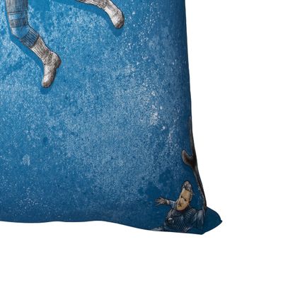 Fronha Avulsa KazzaVip Malha 100% Algodão Disney Estampada Quarteto 48cmx68cm Azul
