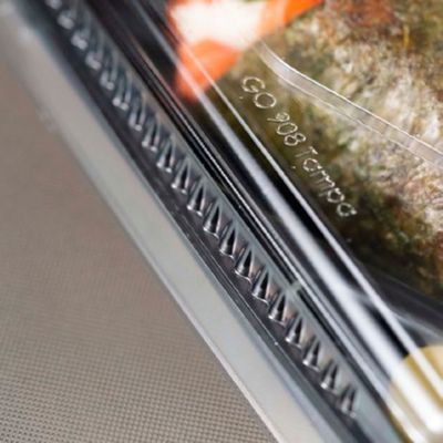 100un Embalagem Temaki Oriental GO908 510ml Preto Galvanotek