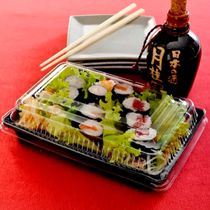 100un Embalagem Oriental GO915 800ml Preto Galvanotek