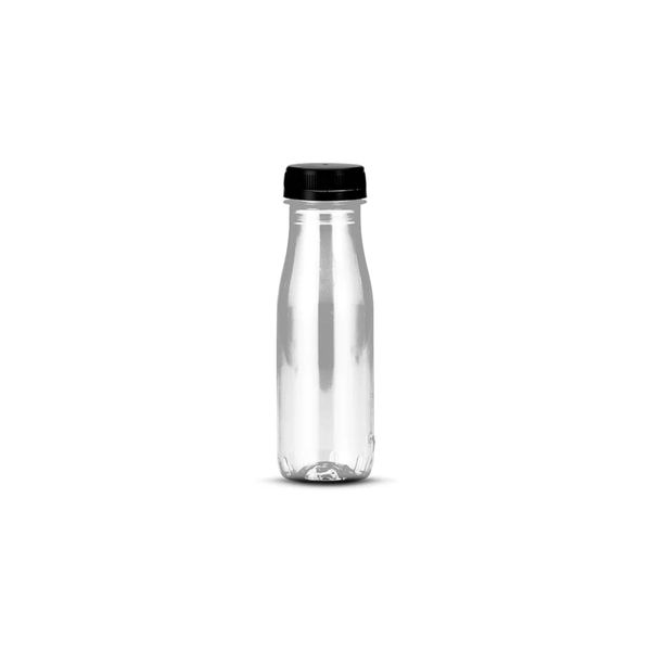 70un Garrafa PET Plástica Transparente com Tampa 200ml G3520 Galvanotek