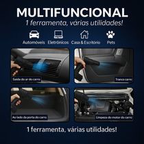 Soprador de Ar Turbo Portátil 48v Recarregável 02 Baterias