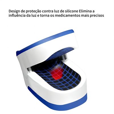 Oxímetro Digital de Dedo Medidor de Saturação de Oxigênio