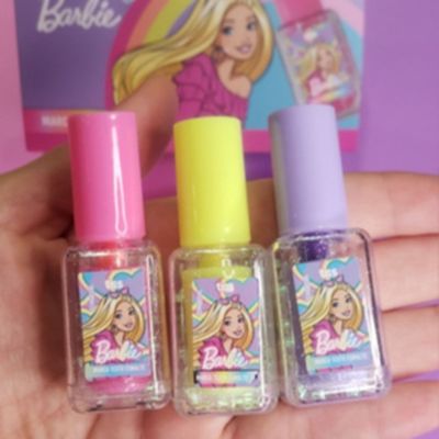 MARCA TEXTO BARBIE FORMATO DE ESMALTE NEON - SORTIDO - TRIS