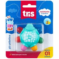 GIZ PLÁSTICO TUGA - RESISTENTE À QUEBRA - 6 CORES - TRIS