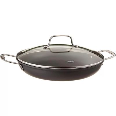 PANELA CUISINART ANODIZADO COM TAMPA DE VIDRO 30CM 625-30D