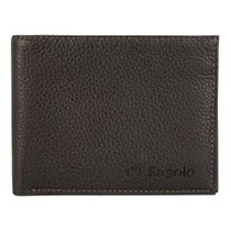 CARTEIRA MASCULINA COURO FASOLO ZÍPER NA NOTA H045 MARROM Cor:Marrom;Tamanho:Único;Gênero:Homem