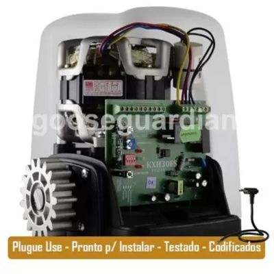 Kit 1 Motor Rossi Dz Atto Turbo 5m Crem 2 Control P/ Port‹o Deslizante 350kg 220v