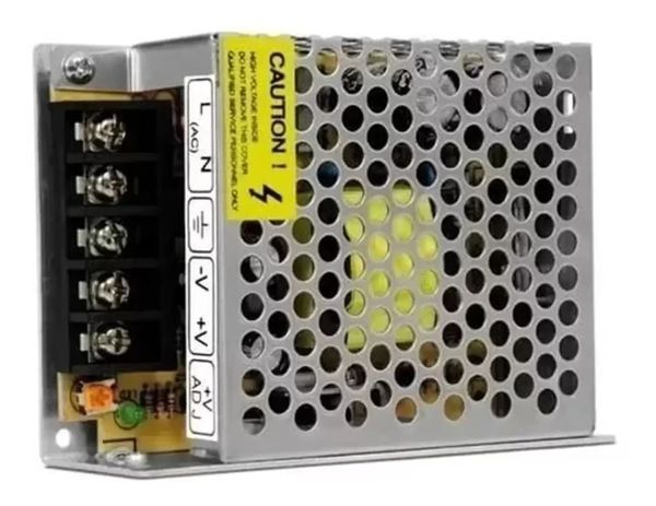 Fonte Chaveada 12v 5a 60w Camera Fita Led Som Bivolt Colmeia