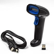 Leitor Scanner De Códigos De Barras S/ Fio LASER Wireless USB Alta Precisão Bateria de longa duração